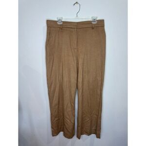 Argent Brown Wide Leg Wool Blend Trousers Pants‎ Sz 10